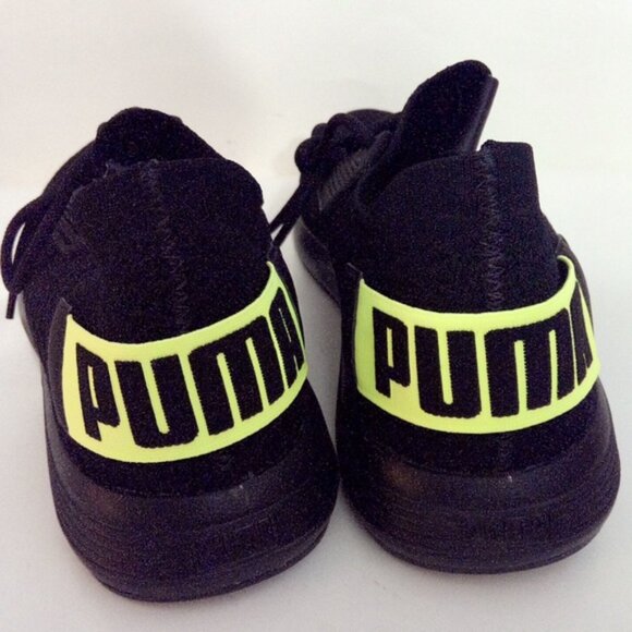 Puma Uprise Color Shift Black Lime-punch Lace Up Sneakers Men's Size US 9 EUR 42 - Picture 7 of 13